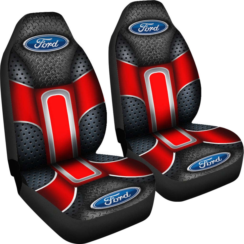 Ford 2 Front Seat Covers Red - Famjoys Ford 2 Front Seat Covers Red - Famjoys