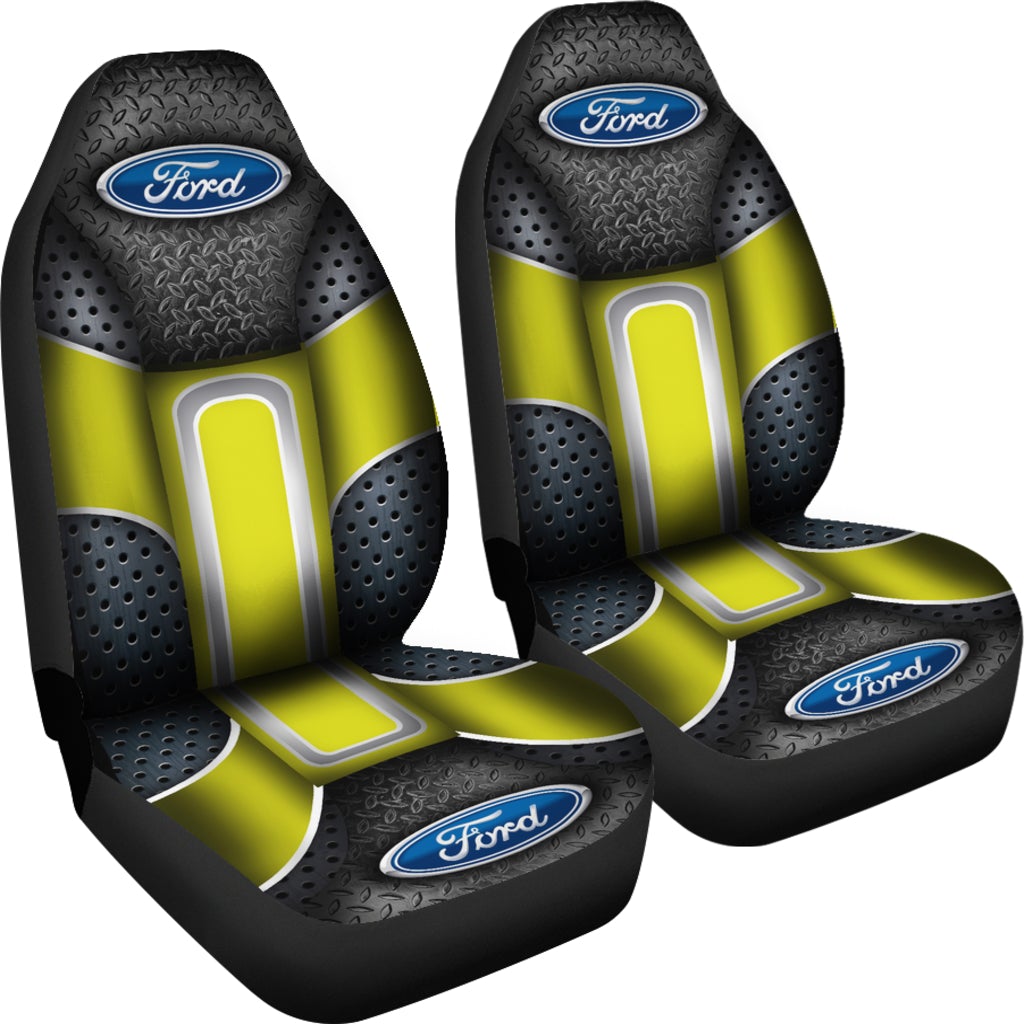 Ford 2 Front Seat Covers Yellow - Famjoys Ford 2 Front Seat Covers Yellow - Famjoys