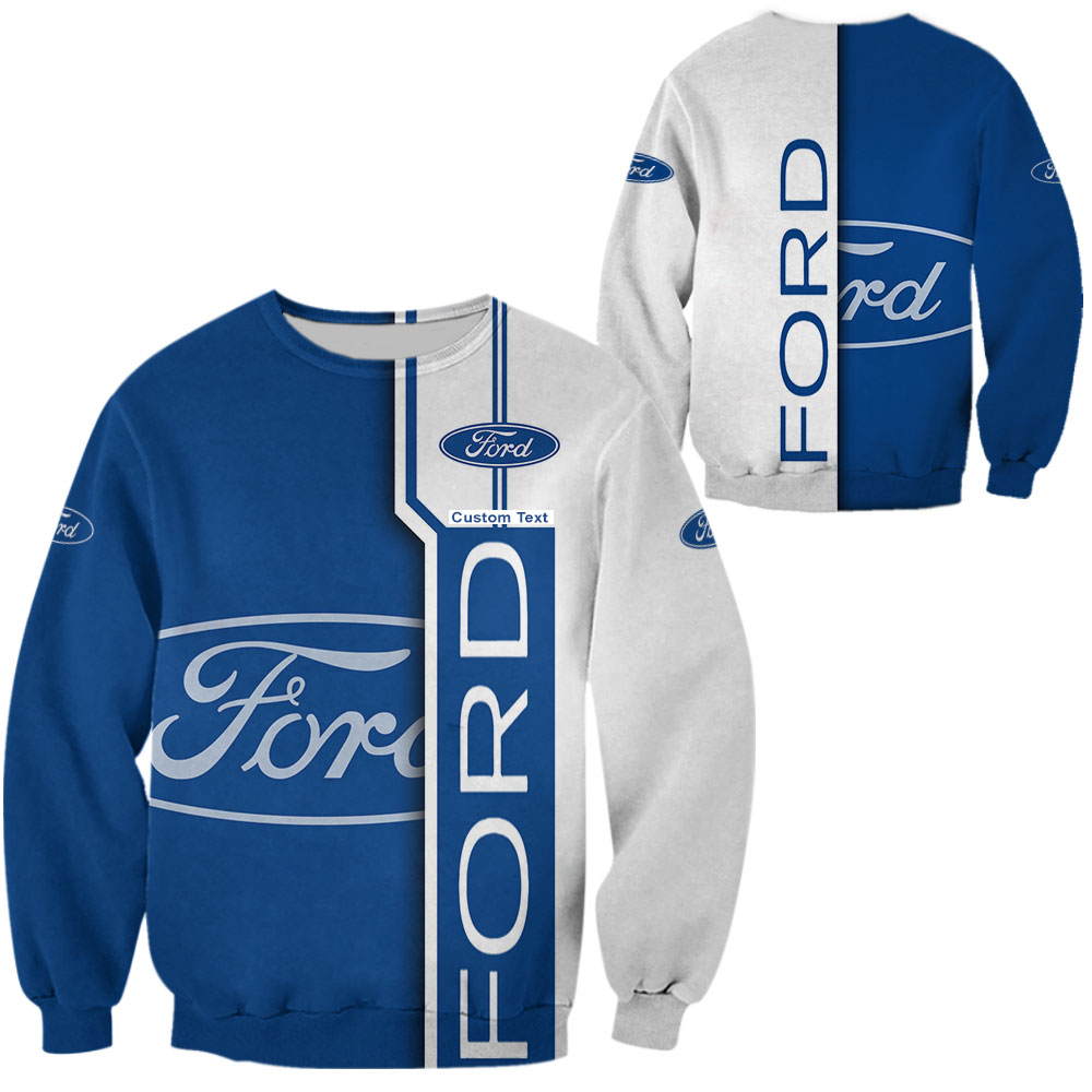 Ford 3D Apparel Zip Hoodie,Pant,Polo, Button Hawaii Shirt Personalized - Famjoys Ford 3D Apparel Zip Hoodie,Pant,Polo, Button Hawaii Shirt Personalized - Famjoys