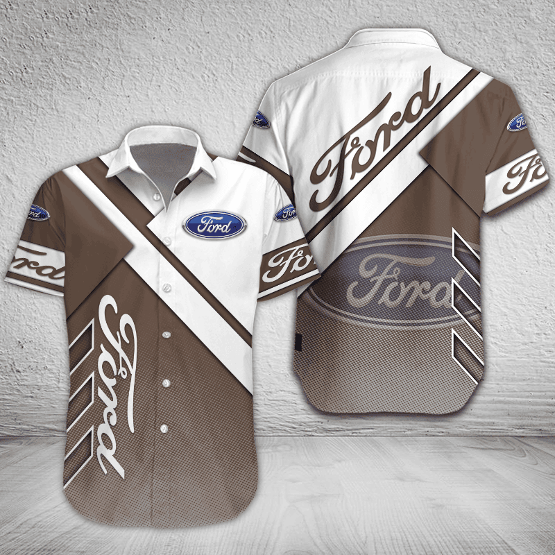 Ford Button Shirt Custom Name, Multicolor - Famjoys Ford Button Shirt Custom Name, Multicolor - Famjoys