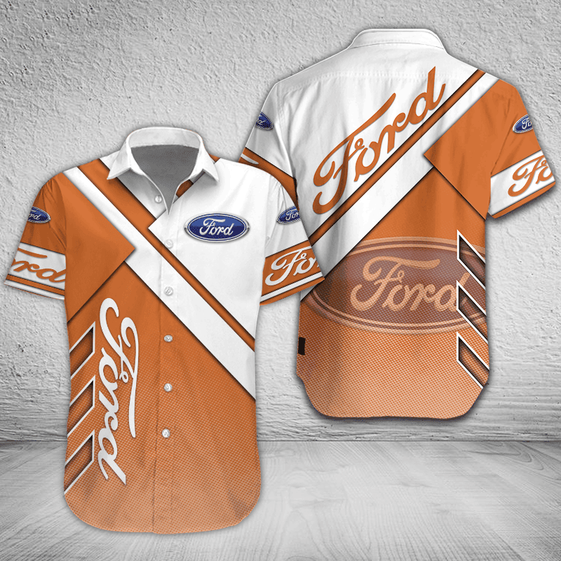 Ford Button Shirt Custom Name, Multicolor - Famjoys Ford Button Shirt Custom Name, Multicolor - Famjoys