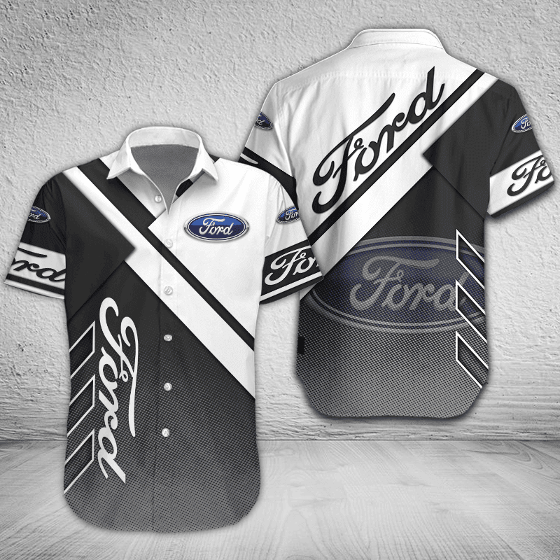 Ford Button Shirt Custom Name, Multicolor - Famjoys Ford Button Shirt Custom Name, Multicolor - Famjoys