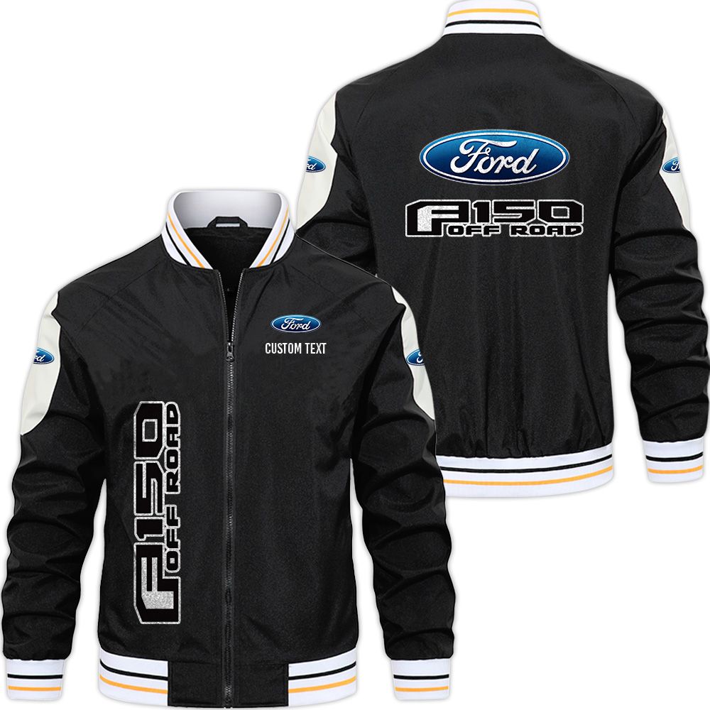 Ford F150 Varsity Jacket, Zipper Jackets Customize Name - Famjoys Ford F150 Varsity Jacket, Zipper Jackets Customize Name - Famjoys
