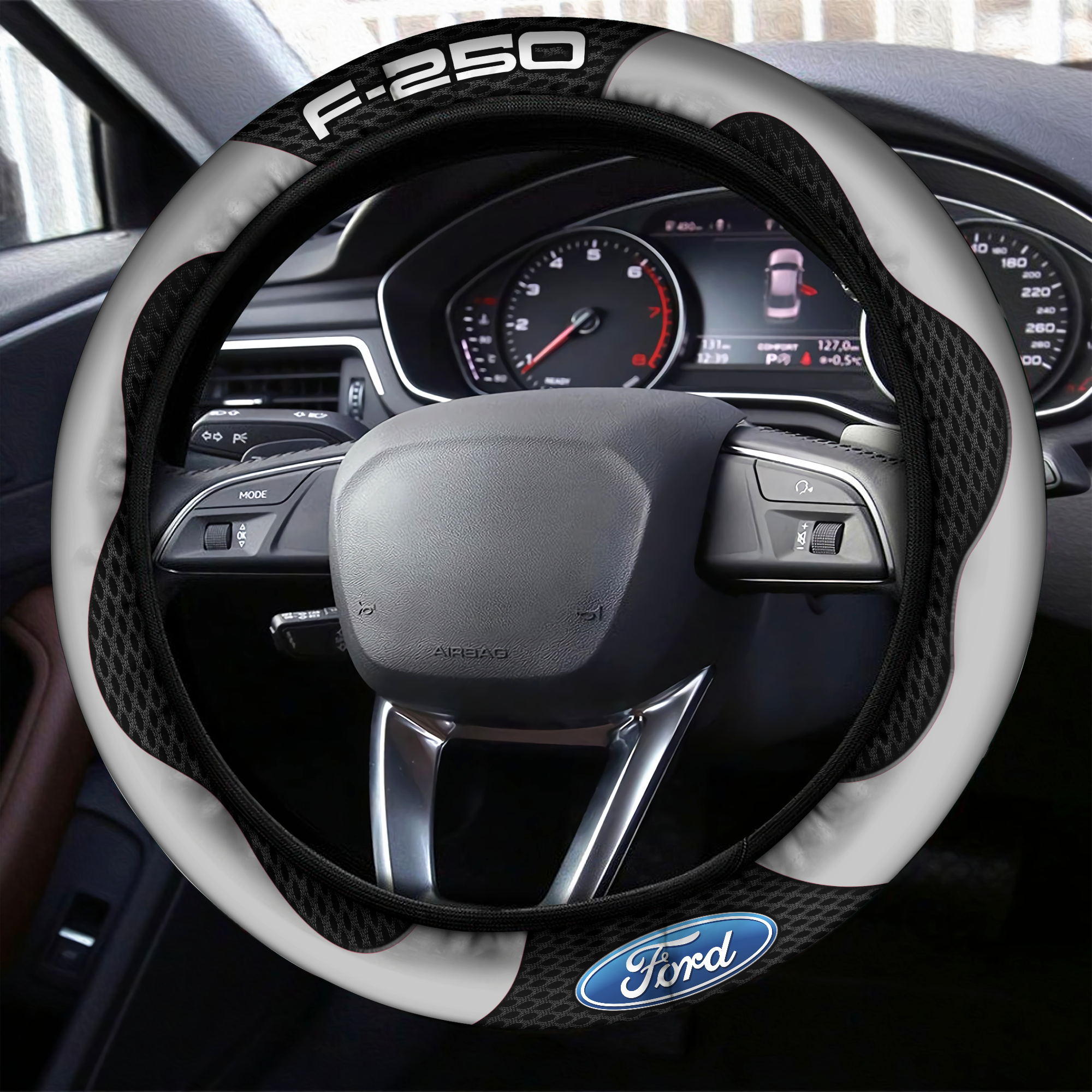 Ford F250 Steering Wheel Cover L3 - Famjoys Ford F250 Steering Wheel Cover L3 - Famjoys