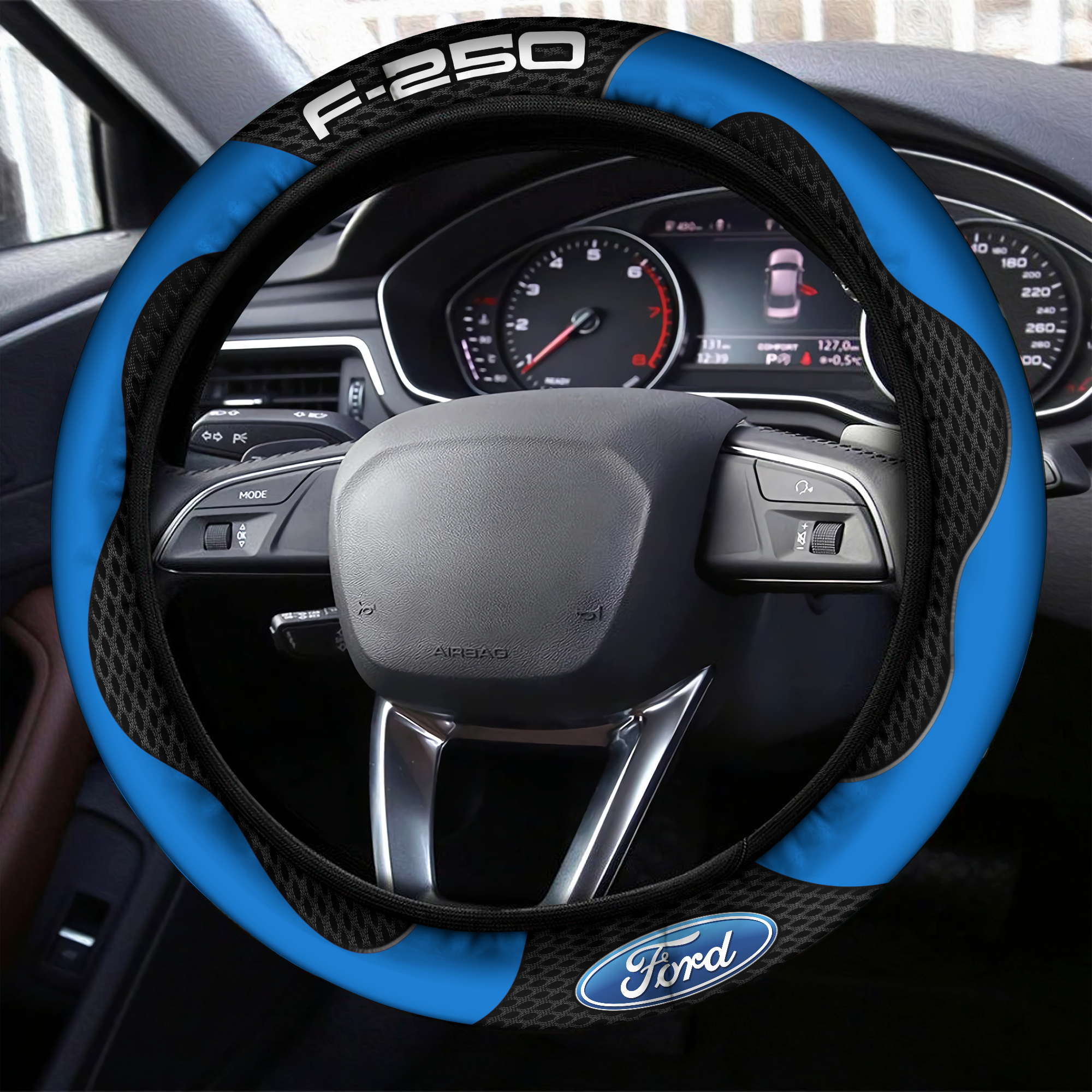Ford F250 Steering Wheel Cover L4 - Famjoys Ford F250 Steering Wheel Cover L4 - Famjoys