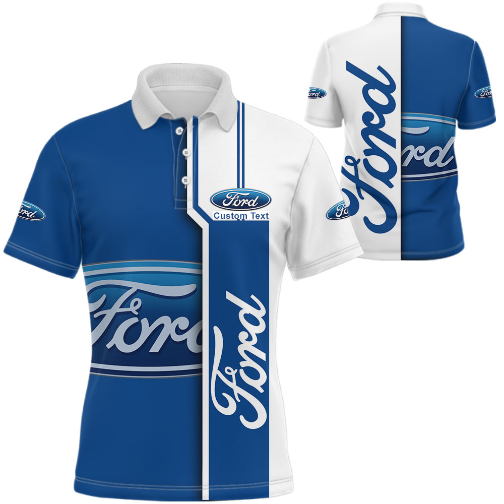Ford Motor Company 3D Apparel Zip Hoodie,Pant,Polo, Button Hawaii Shirt Personalized - Famjoys Ford Motor Company 3D Apparel Zip Hoodie,Pant,Polo, Button Hawaii Shirt Personalized - Famjoys