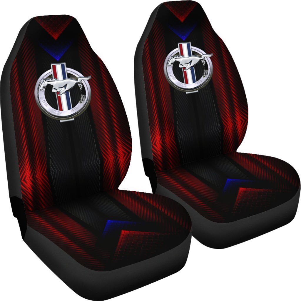 Ford Mustang Logo Car Seat Covers Automobile AA22102102 - Famjoys Ford Mustang Logo Car Seat Covers Automobile AA22102102 - Famjoys
