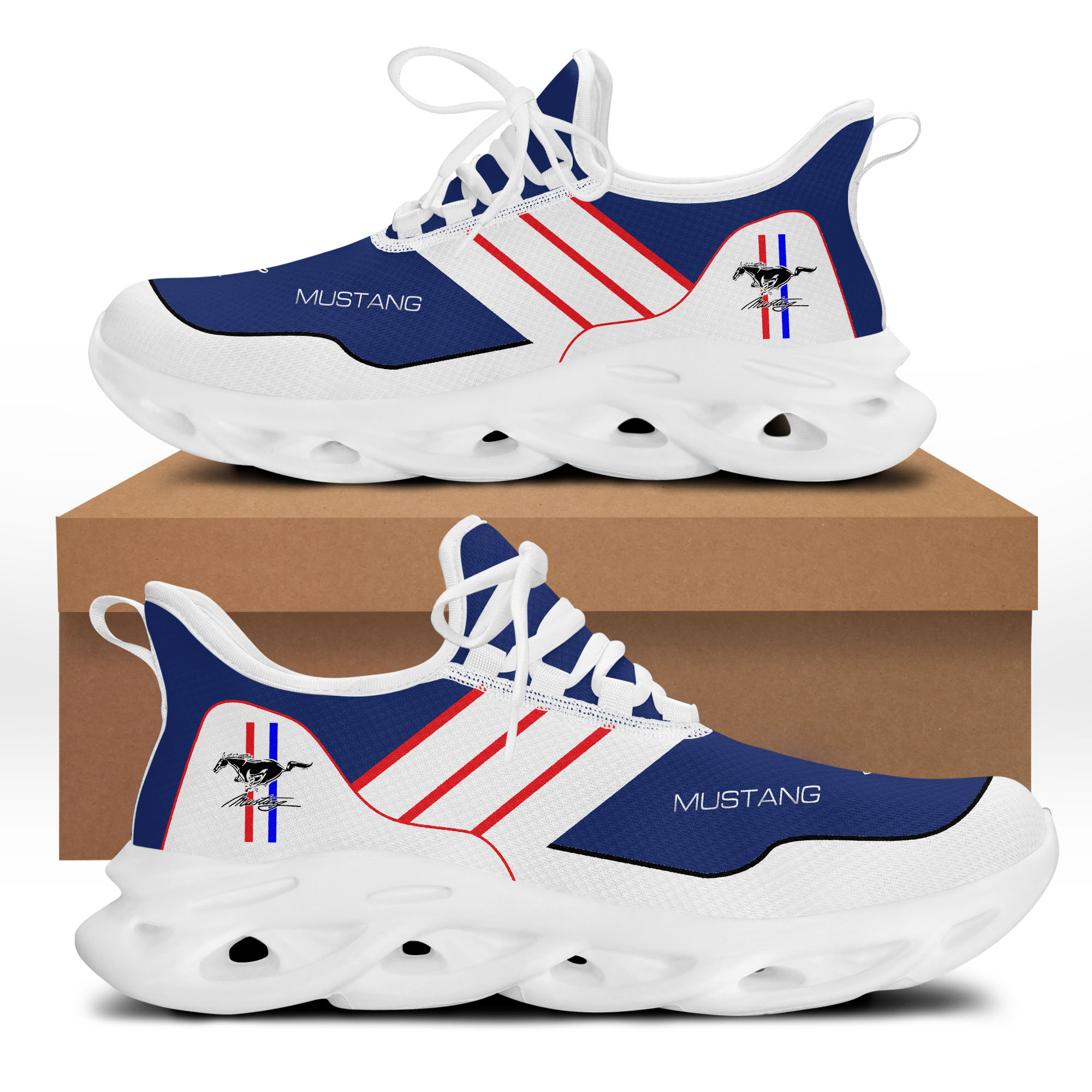 Ford Mustang Sneakers Shoes - Famjoys Ford Mustang Sneakers Shoes - Famjoys