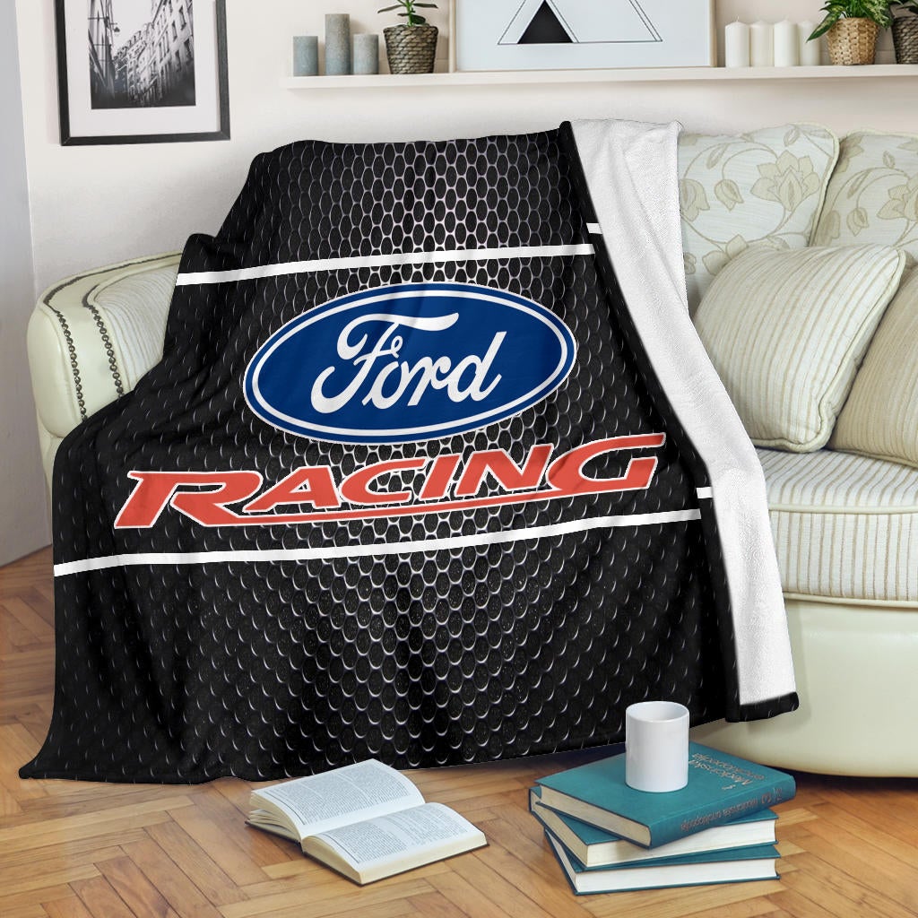 Ford Racing Blanket - Famjoys Ford Racing Blanket - Famjoys