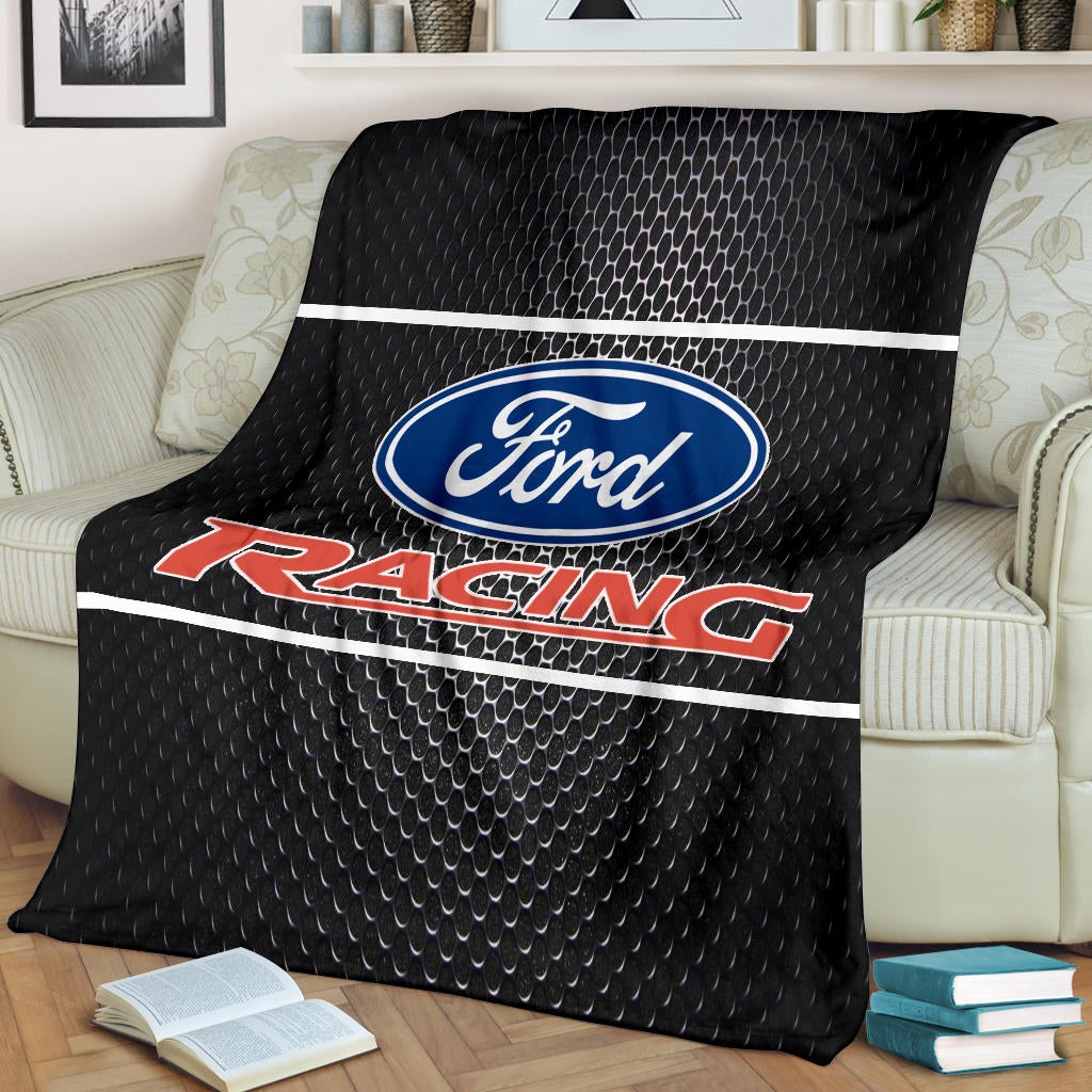 Ford Racing Blanket - Famjoys Ford Racing Blanket - Famjoys
