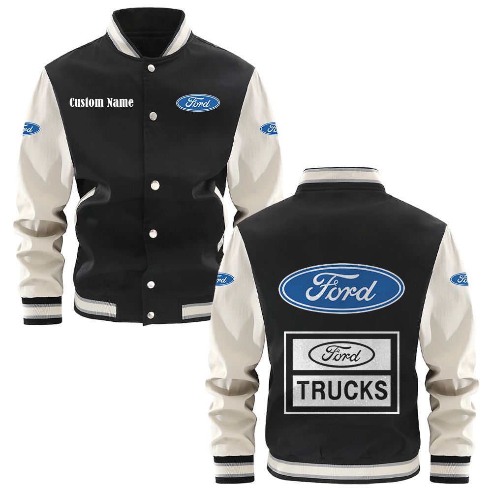 Ford truck Varsity Jacket, Baseball jacket, Letterman Jacket Customize Name, Multicolor - Famjoys Ford truck Varsity Jacket, Baseball jacket, Letterman Jacket Customize Name, Multicolor - Famjoys