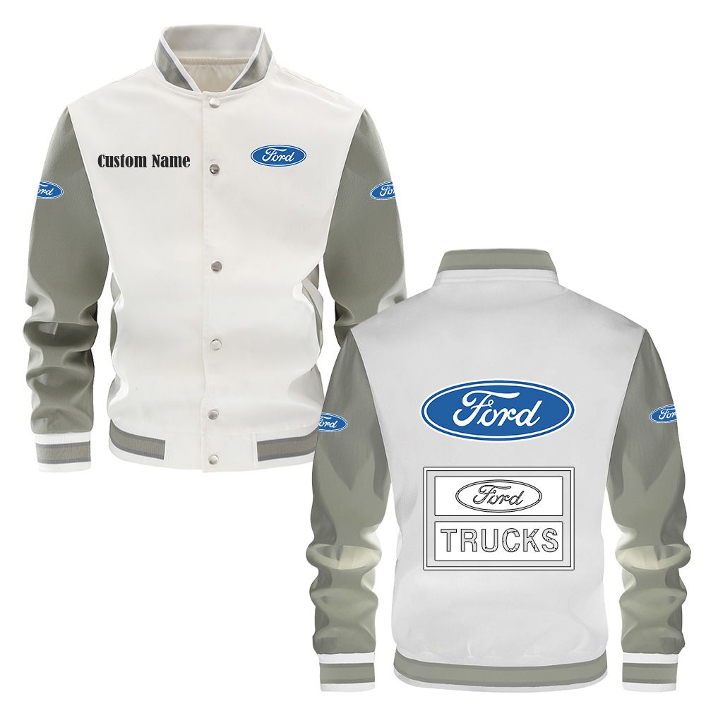 Ford truck Varsity Jacket, Baseball jacket, Letterman Jacket Customize Name, Multicolor - Famjoys Ford truck Varsity Jacket, Baseball jacket, Letterman Jacket Customize Name, Multicolor - Famjoys