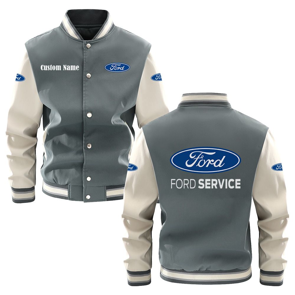 Ford Varsity Jacket, Baseball jacket, Letterman Jacket Customize Name, Multicolor - Famjoys Ford Varsity Jacket, Baseball jacket, Letterman Jacket Customize Name, Multicolor - Famjoys