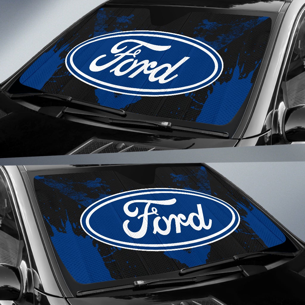 Ford Windshield Sun Shade Blue - Famjoys Ford Windshield Sun Shade Blue - Famjoys
