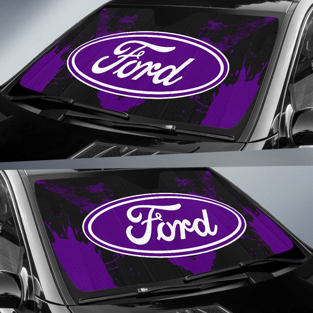 Ford Windshield Sun Shade Purple - Famjoys Ford Windshield Sun Shade Purple - Famjoys