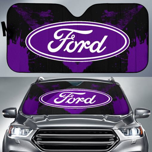 Ford Windshield Sun Shade Purple - Famjoys Ford Windshield Sun Shade Purple - Famjoys