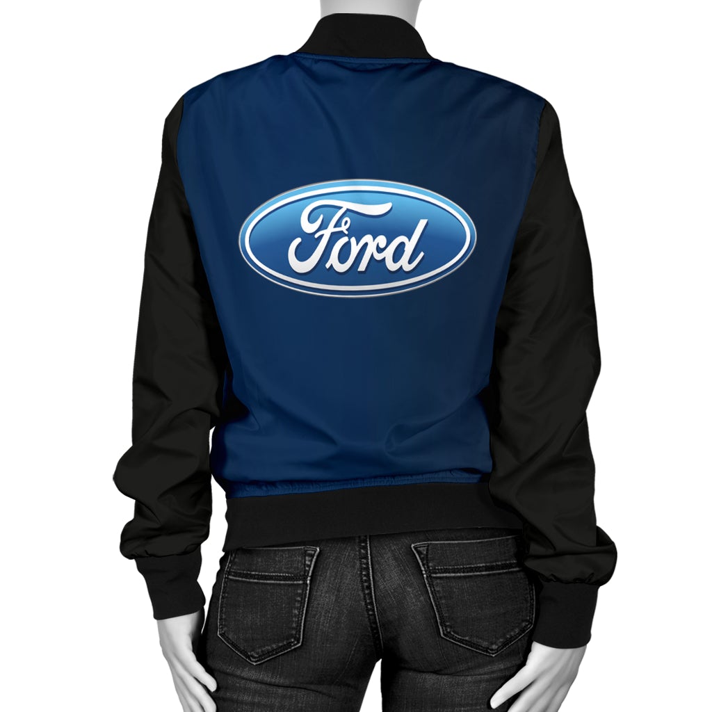 Ford Women's Bomber Jacket - Famjoys Ford Women's Bomber Jacket - Famjoys