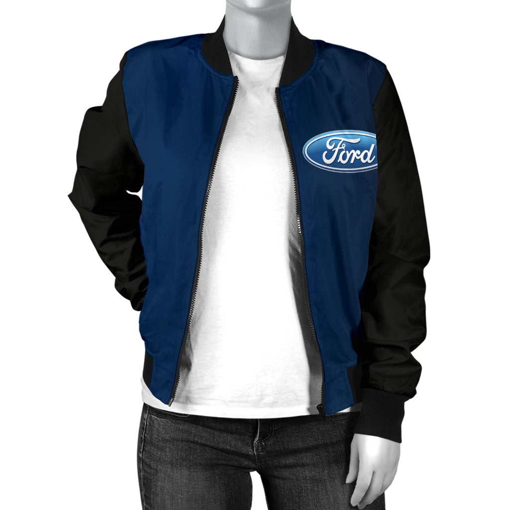 Ford Women's Bomber Jacket - Famjoys Ford Women's Bomber Jacket - Famjoys
