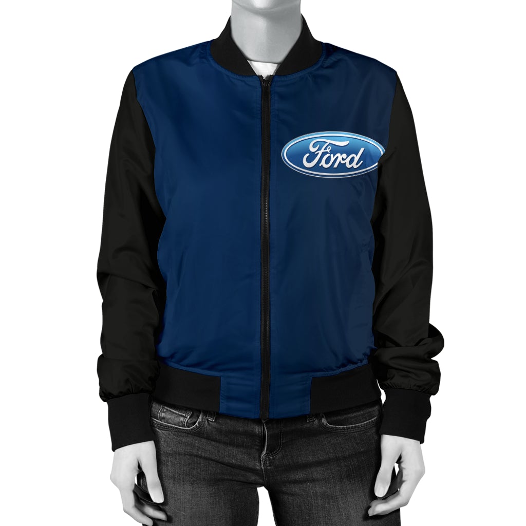 Ford Women's Bomber Jacket - Famjoys Ford Women's Bomber Jacket - Famjoys