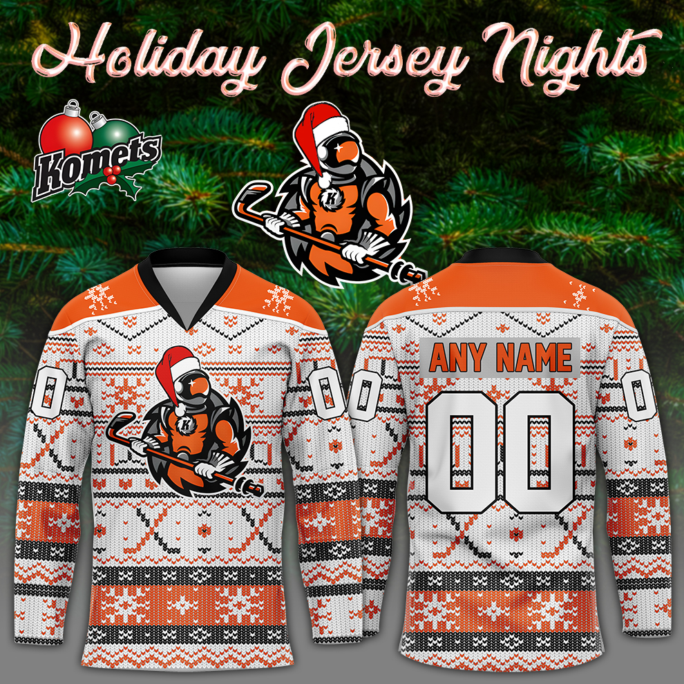 Fort Wayne Komets x Merry Christmas Jersey - Famjoys Fort Wayne Komets x Merry Christmas Jersey - Famjoys