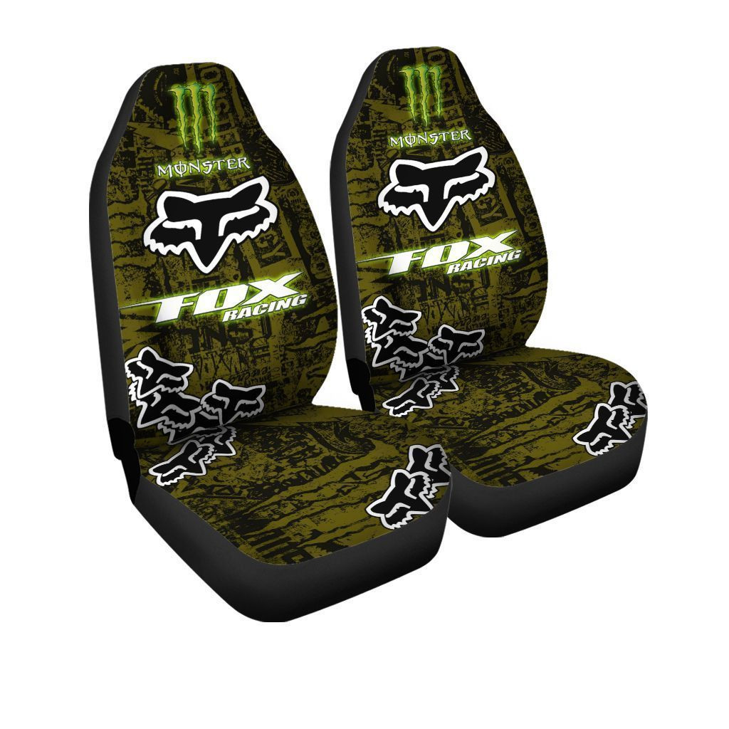 Fox Racing  Car Seat Cover (Set of 2) Ver 2 (Yellow)