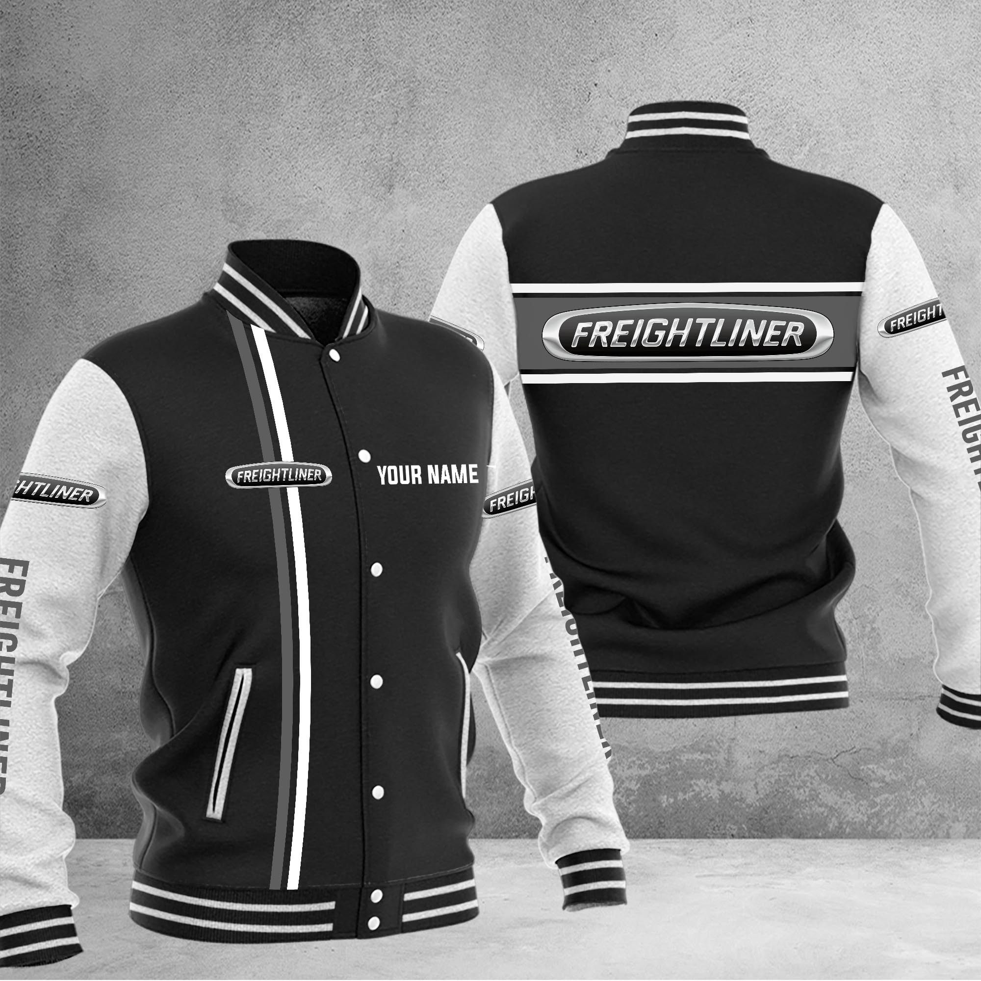 Freightliner Baseball Jacket - Famjoys Freightliner Baseball Jacket - Famjoys
