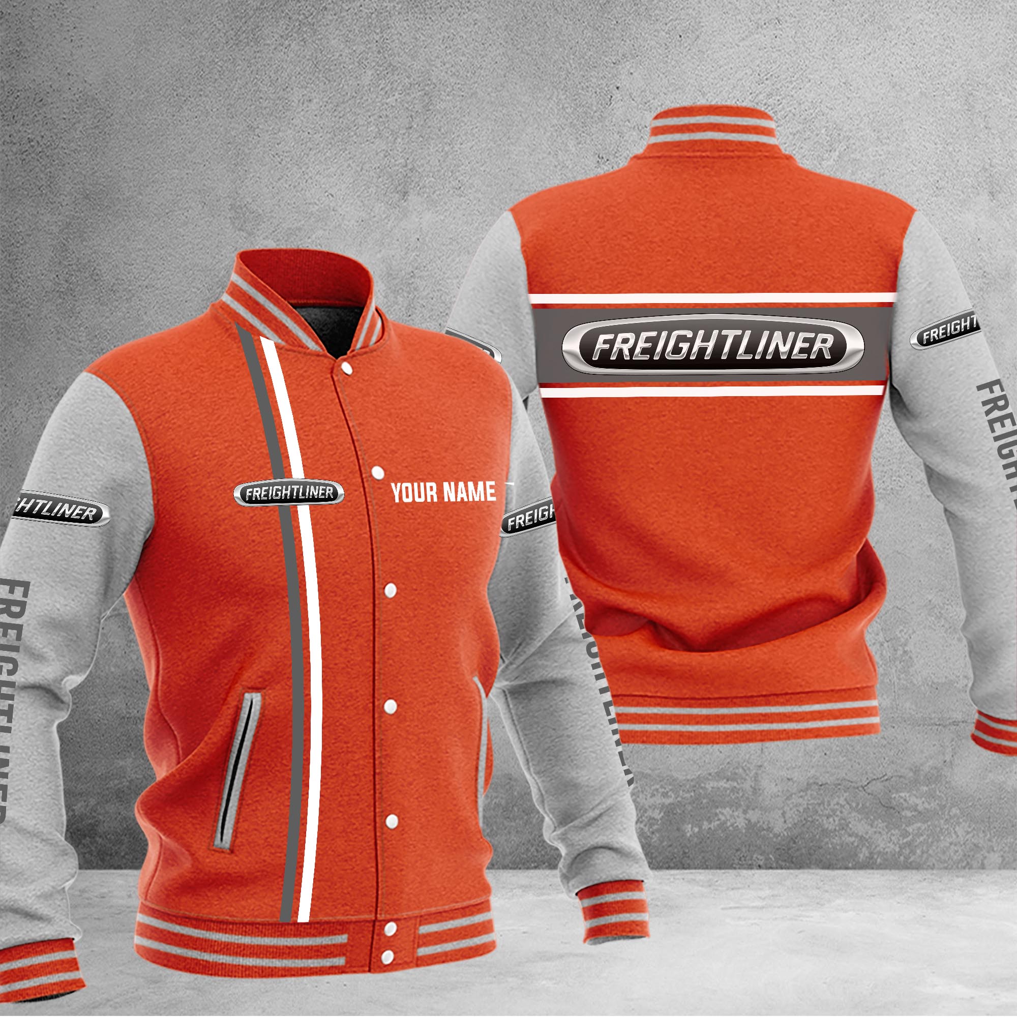 Freightliner Baseball Jacket - Famjoys Freightliner Baseball Jacket - Famjoys