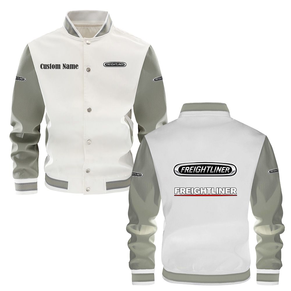 Freightliner Group Varsity Jacket, Baseball jacket, Letterman Jacket Customize Name, Multicolor - Famjoys Freightliner Group Varsity Jacket, Baseball jacket, Letterman Jacket Customize Name, Multicolor - Famjoys