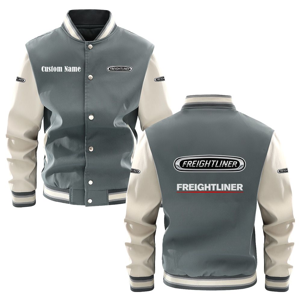 Freightliner Group Varsity Jacket, Baseball jacket, Letterman Jacket Customize Name, Multicolor - Famjoys Freightliner Group Varsity Jacket, Baseball jacket, Letterman Jacket Customize Name, Multicolor - Famjoys