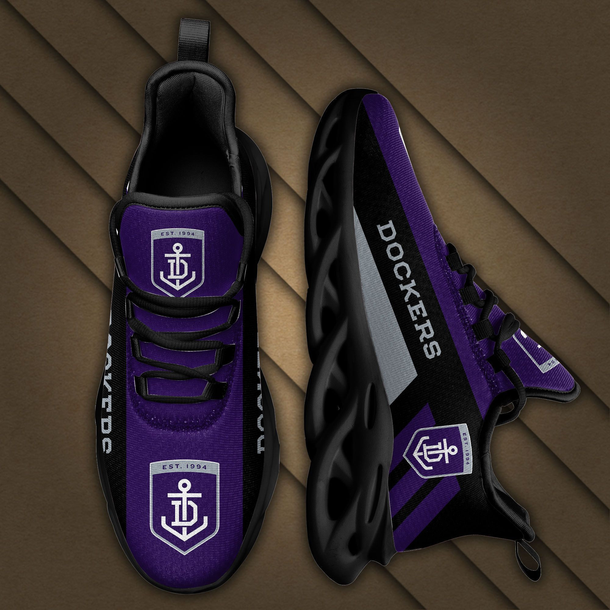 Fremantle Dockers Max Soul Sneakers Shoes - Famjoys Fremantle Dockers Max Soul Sneakers Shoes - Famjoys