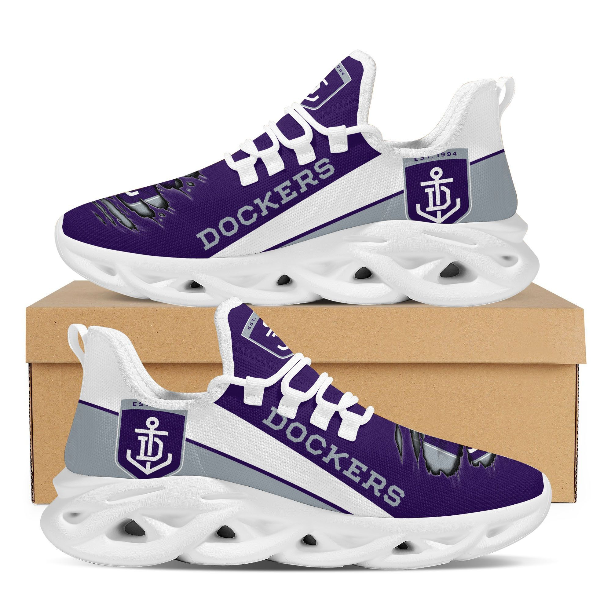 Fremantle Dockers Max Soul Sneakers Shoes - Famjoys Fremantle Dockers Max Soul Sneakers Shoes - Famjoys