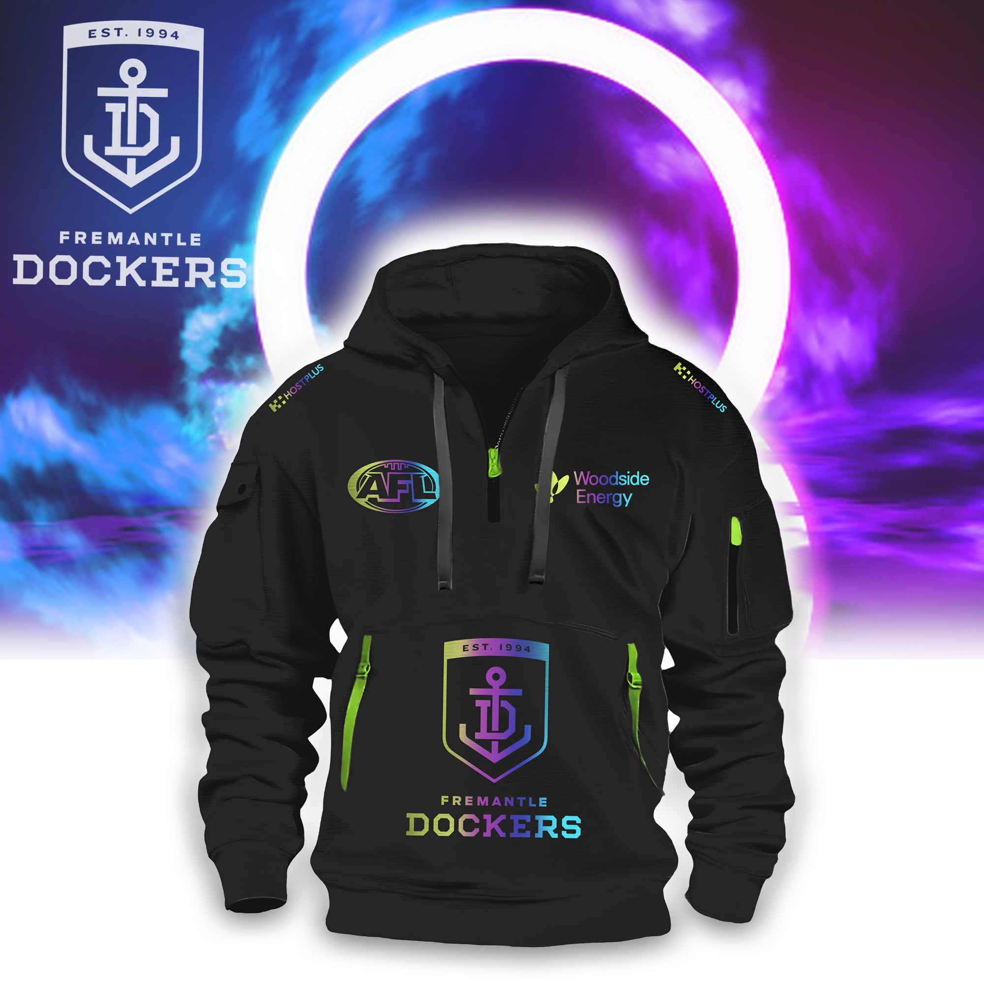 Fremantle Dockers New Hoodie - Famjoys Fremantle Dockers New Hoodie - Famjoys