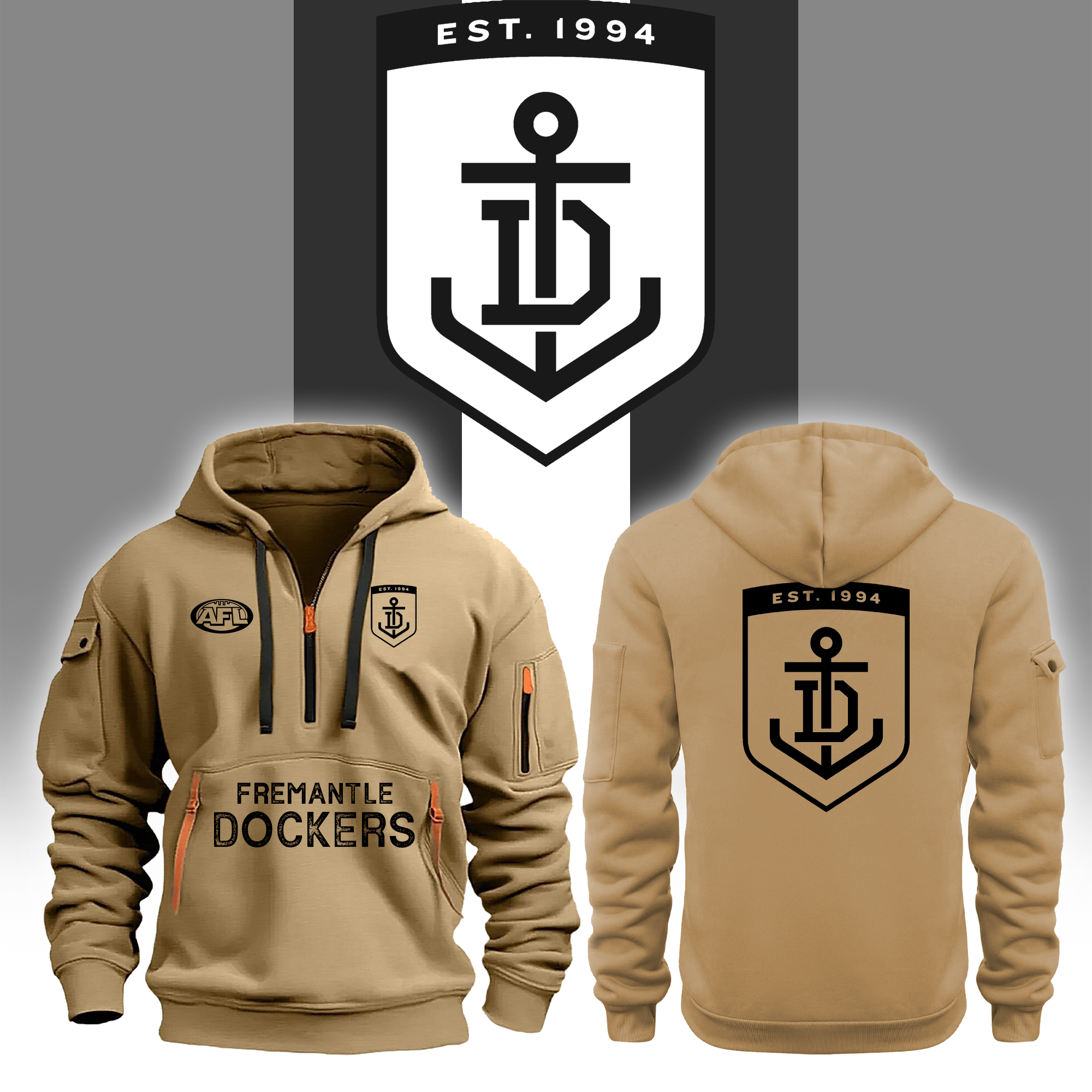 Fremantle Dockers New Hoodie - Famjoys Fremantle Dockers New Hoodie - Famjoys