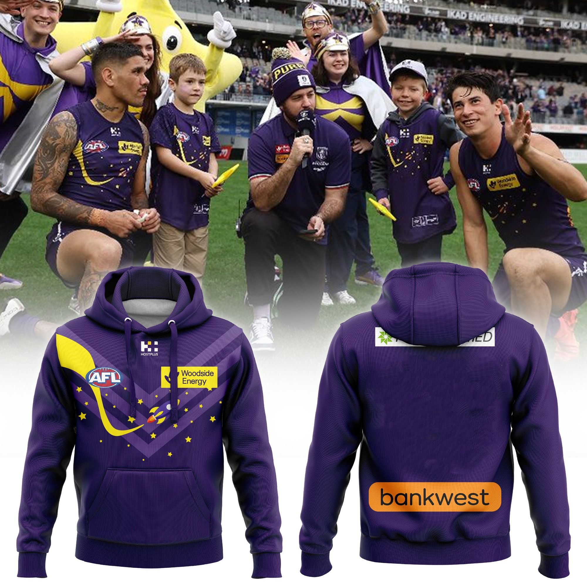 Fremantle Dockers Starlight Children’s Foundation Match Worn Jumper Hoodie - Famjoys Fremantle Dockers Starlight Children’s Foundation Match Worn Jumper Hoodie - Famjoys