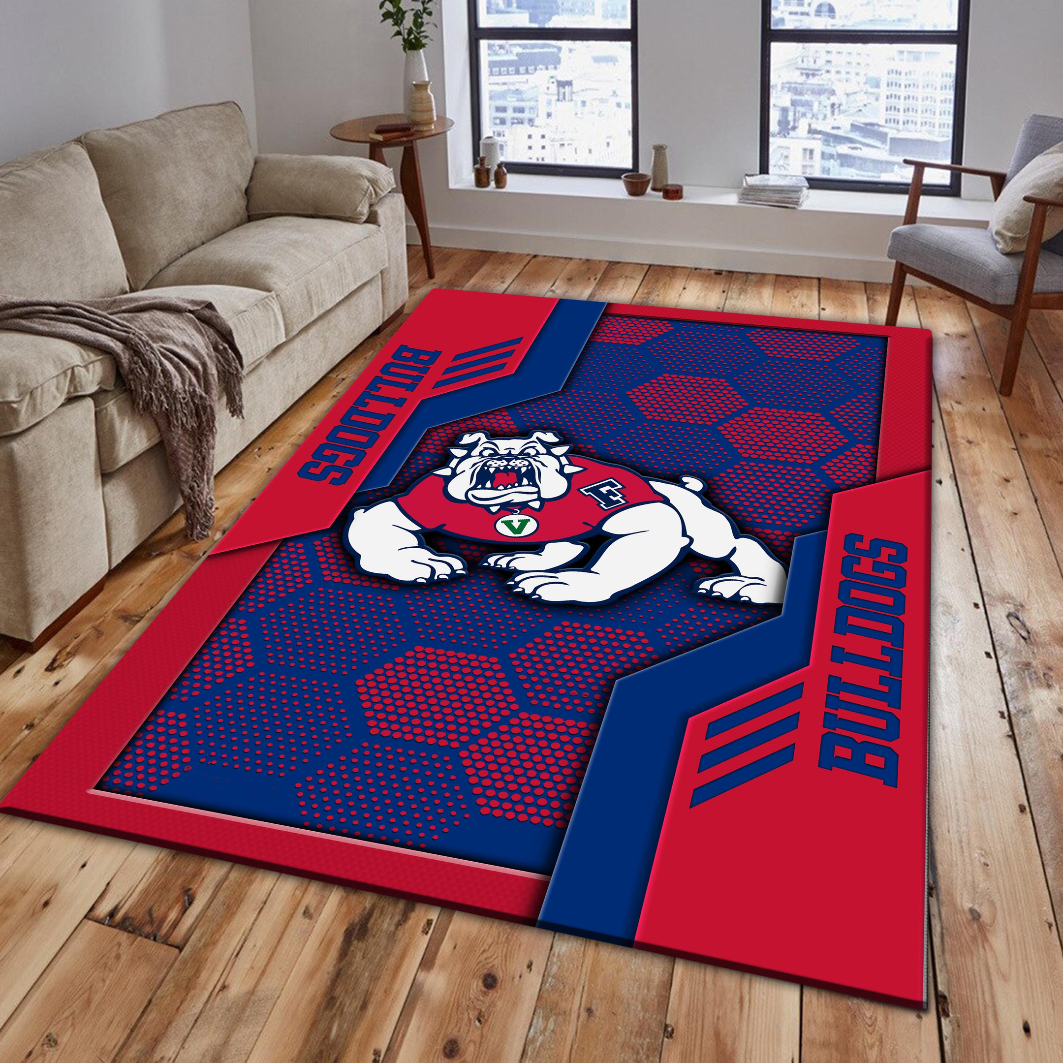 Fresno State Bulldogs Area Rugs 3781