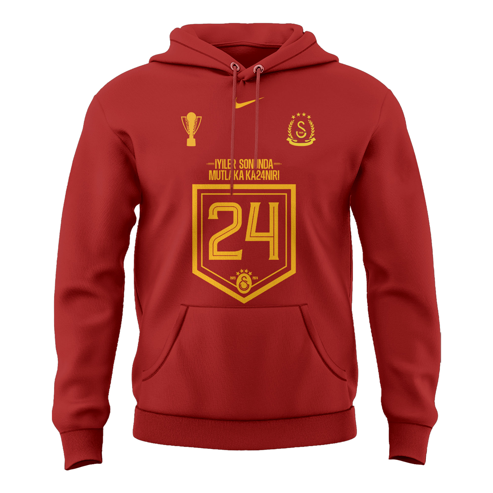 Galatasaray Championship “Iyiler Sonunda Mutlaka Ka24nir” Hoodie - Famjoys Galatasaray Championship “Iyiler Sonunda Mutlaka Ka24nir” Hoodie - Famjoys