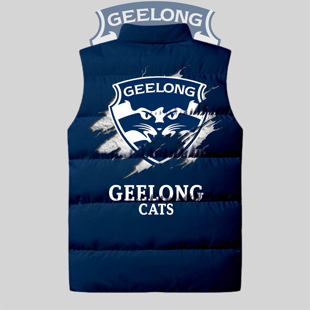 Geelong Cats AFL 2D Cotton Vest Design Limited - Famjoys Geelong Cats AFL 2D Cotton Vest Design Limited - Famjoys