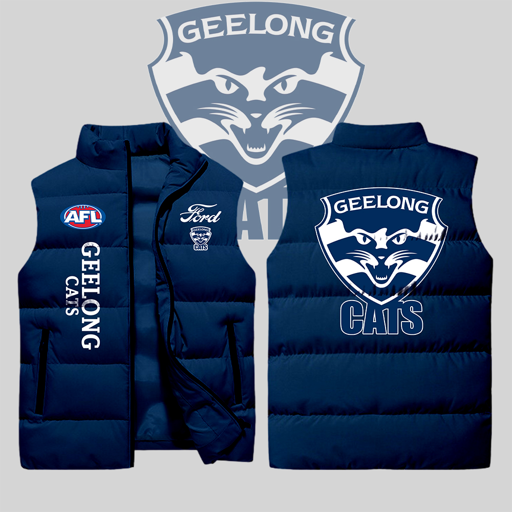 Geelong Cats AFL 2D Cotton Vest Limited - Famjoys Geelong Cats AFL 2D Cotton Vest Limited - Famjoys
