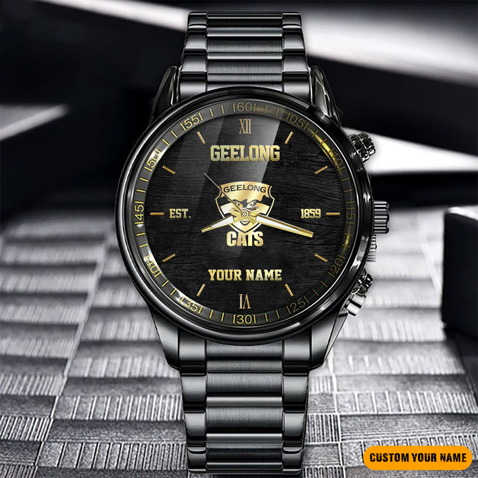 Geelong Cats AFL Watch Design Limited - Famjoys Geelong Cats AFL Watch Design Limited - Famjoys