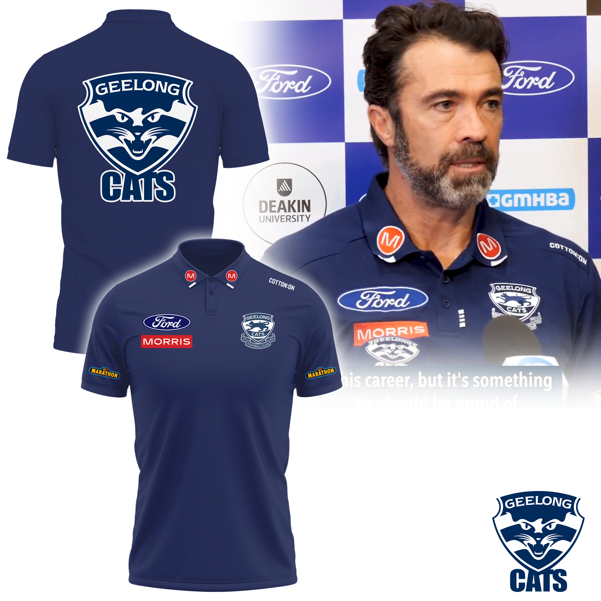 Geelong Cats New Polo Edition - Famjoys Geelong Cats New Polo Edition - Famjoys