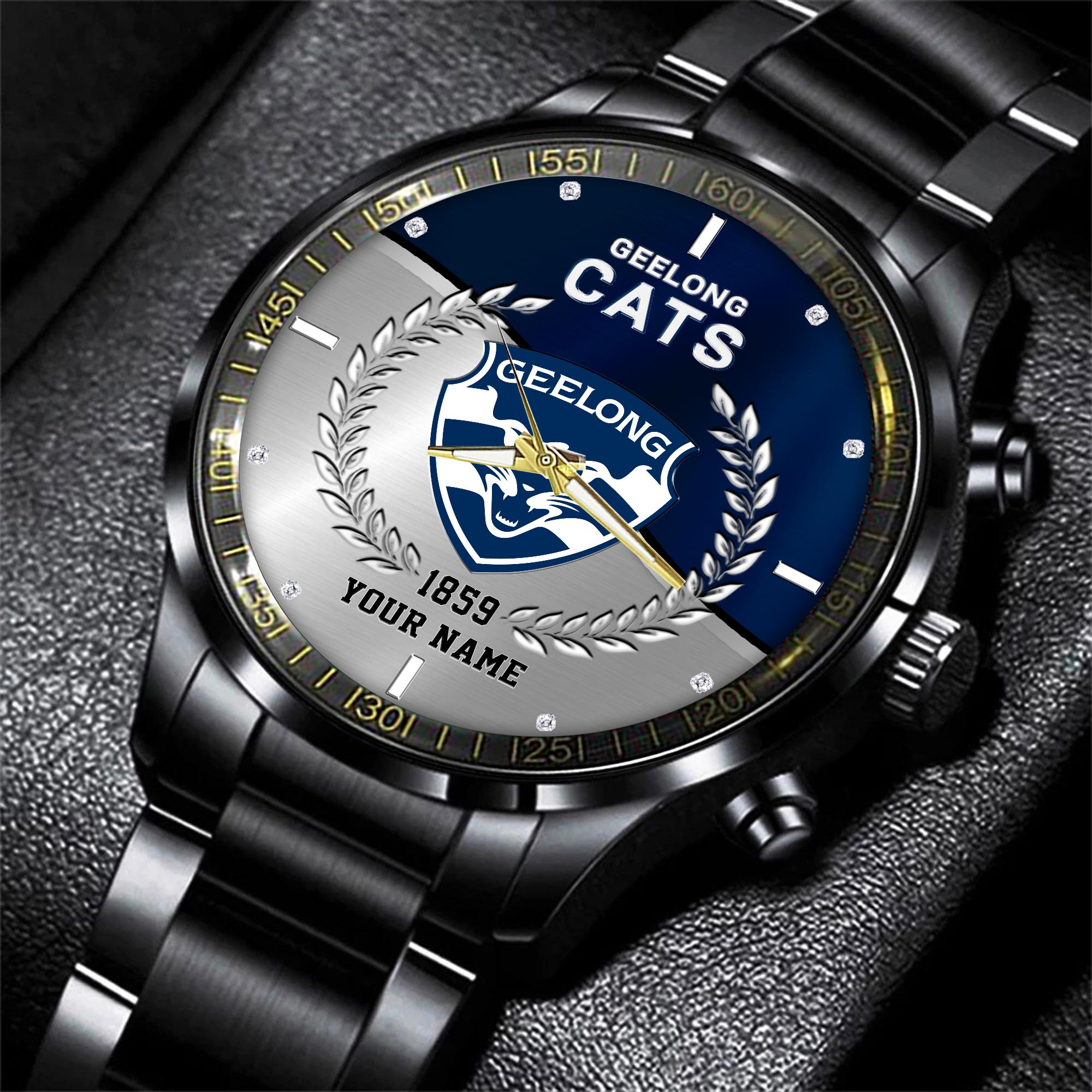 Geelong Cats Watch Fashion Design Custom Name - Famjoys Geelong Cats Watch Fashion Design Custom Name - Famjoys