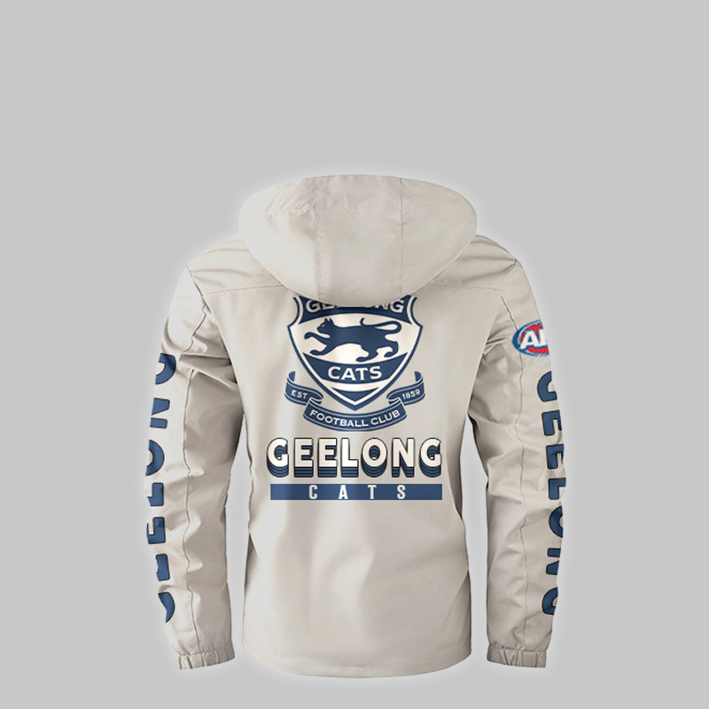 Geelong Cats Windbreaker Jacket - Famjoys Geelong Cats Windbreaker Jacket - Famjoys