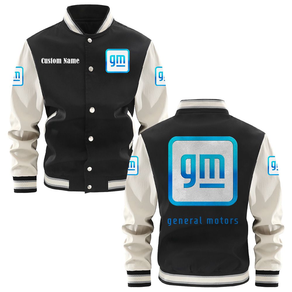 General Motors Varsity Jacket, Baseball jacket, Letterman Jacket Customize Name, Multicolor - Famjoys General Motors Varsity Jacket, Baseball jacket, Letterman Jacket Customize Name, Multicolor - Famjoys