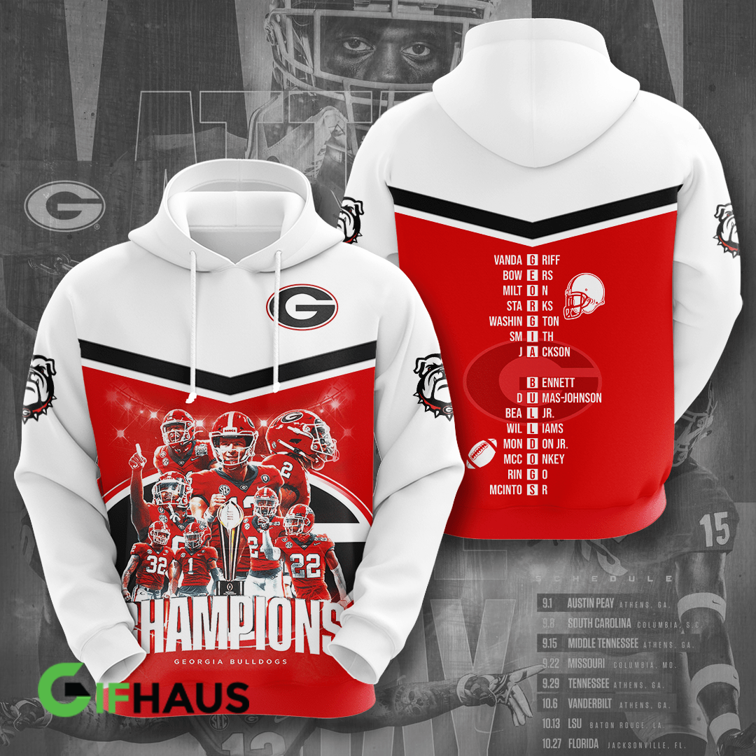 Georgia Bulldogs 2022 National Champions Shirts - v18 - Famjoys Georgia Bulldogs 2022 National Champions Shirts - v18 - Famjoys