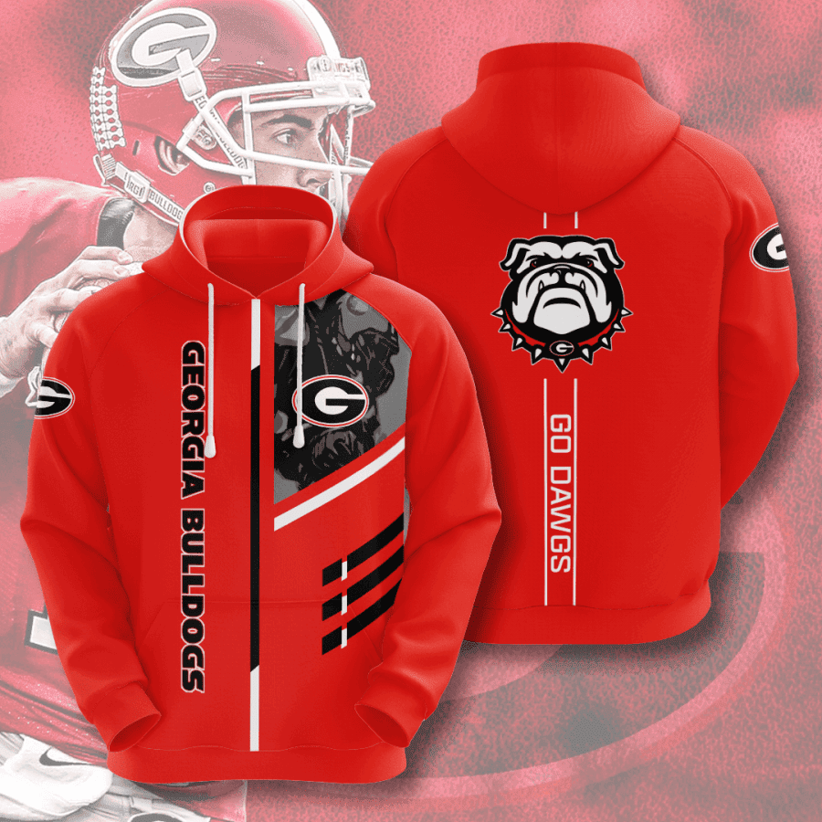 Georgia Bulldogs American Football Hoodie & Zip Hoodie - Famjoys Georgia Bulldogs American Football Hoodie & Zip Hoodie - Famjoys
