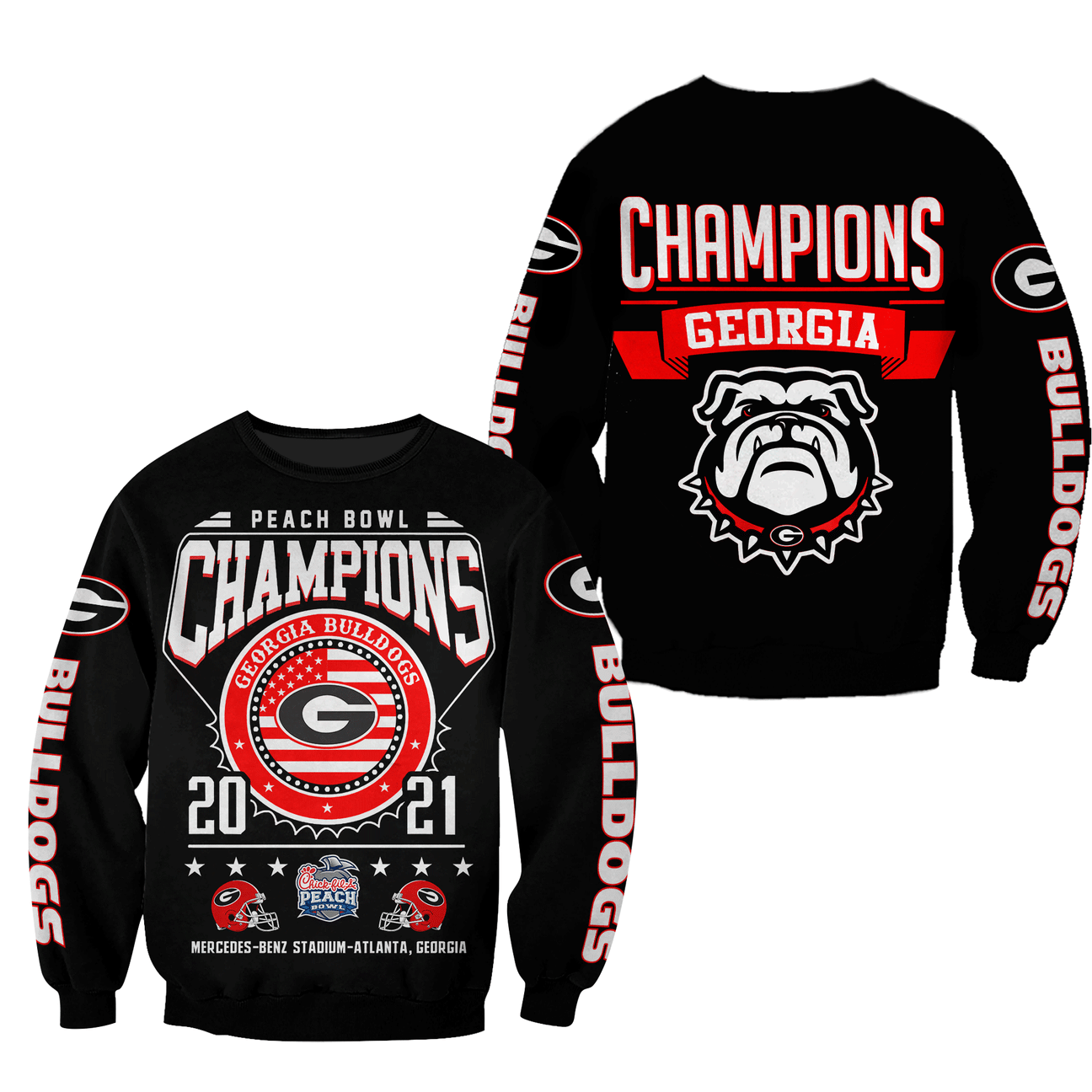 GEORGIA BULLDOGS CHAMPION Hoodies - v12 - Famjoys GEORGIA BULLDOGS CHAMPION Hoodies - v12 - Famjoys