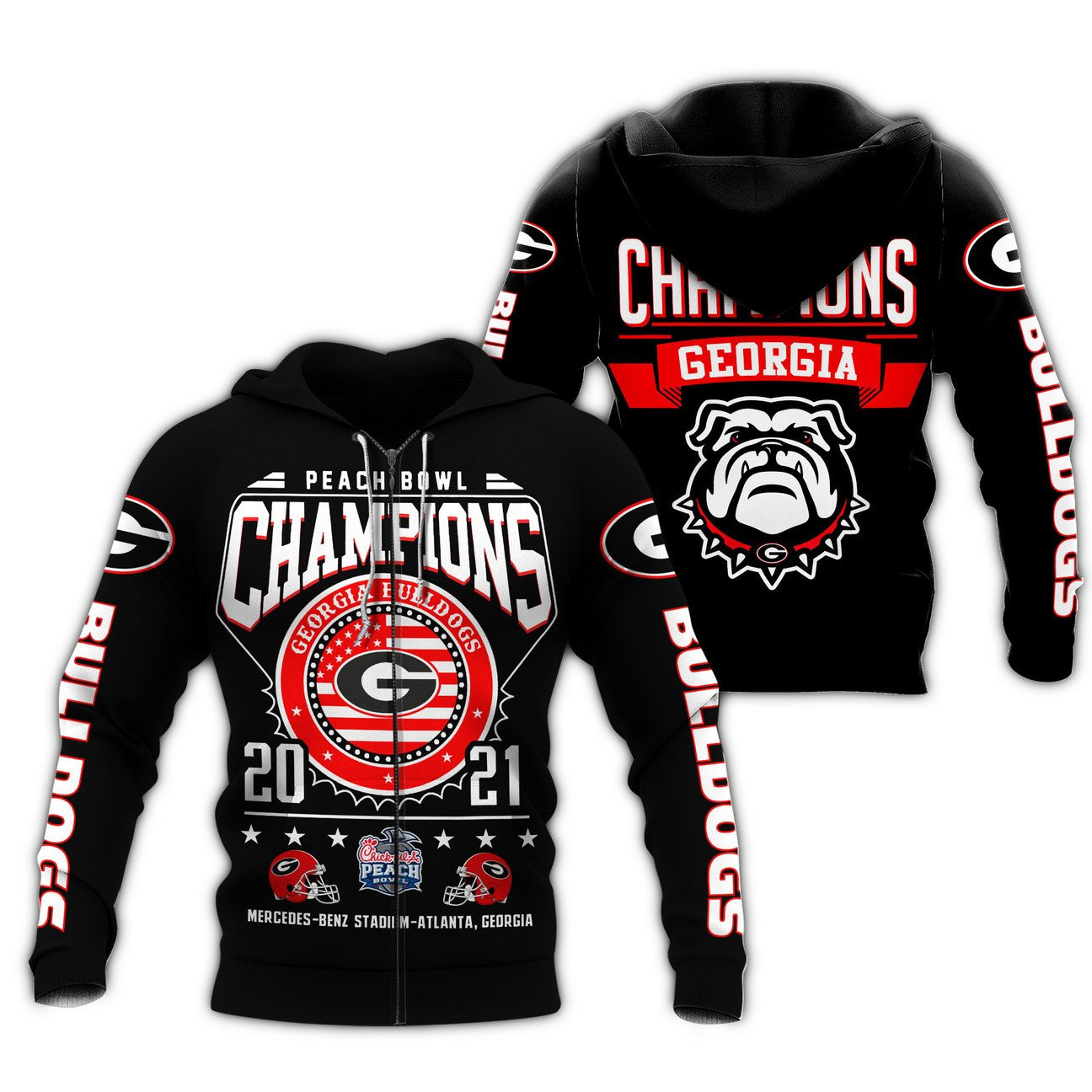 GEORGIA BULLDOGS CHAMPION Hoodies - v12 - Famjoys GEORGIA BULLDOGS CHAMPION Hoodies - v12 - Famjoys