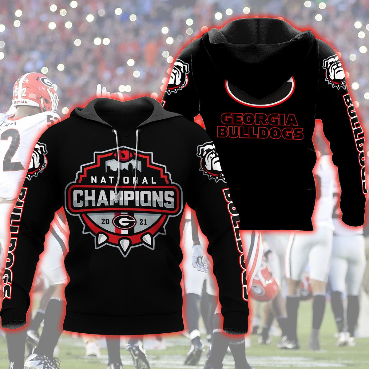 GEORGIA BULLDOGS CHAMPION Hoodies v2 - Famjoys GEORGIA BULLDOGS CHAMPION Hoodies v2 - Famjoys