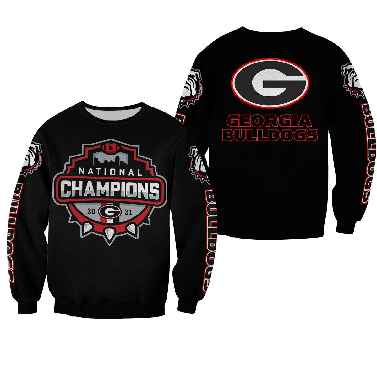 GEORGIA BULLDOGS CHAMPION Hoodies v2 - Famjoys GEORGIA BULLDOGS CHAMPION Hoodies v2 - Famjoys