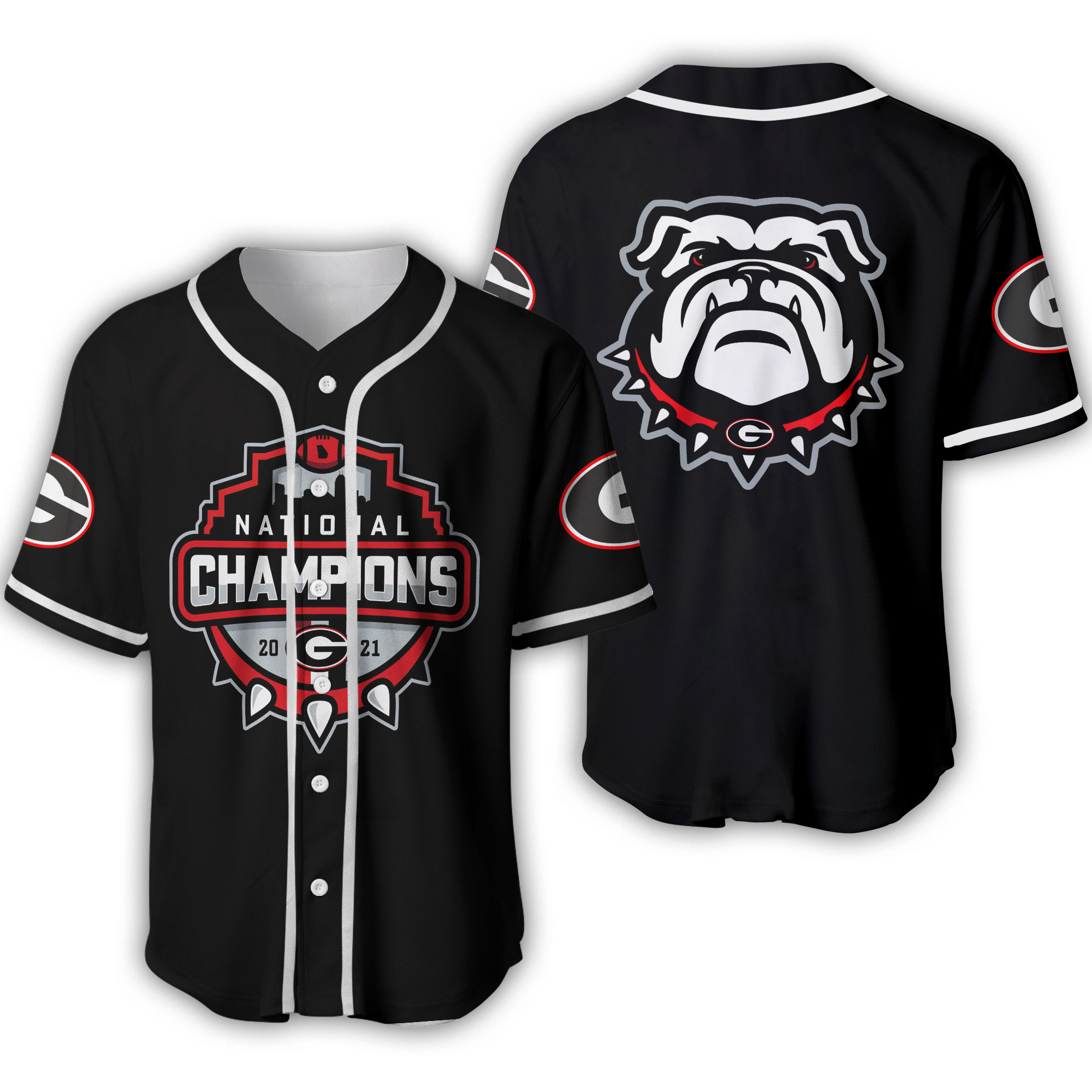 Georgia Bulldogs Champion Jersey Ver1 - Famjoys Georgia Bulldogs Champion Jersey Ver1 - Famjoys